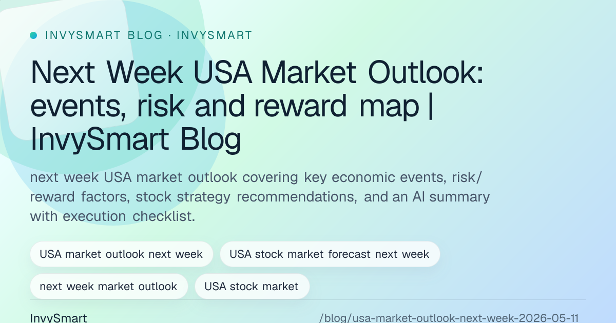 Next Week USA Market Outlook: events, risk and reward map | InvySmart ...